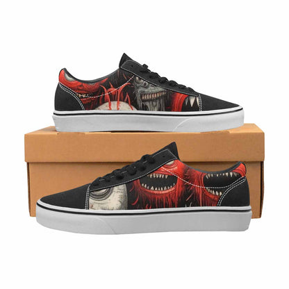 WOMEN'S Multi Lace-Up Canvas Surreal Custom Shoes