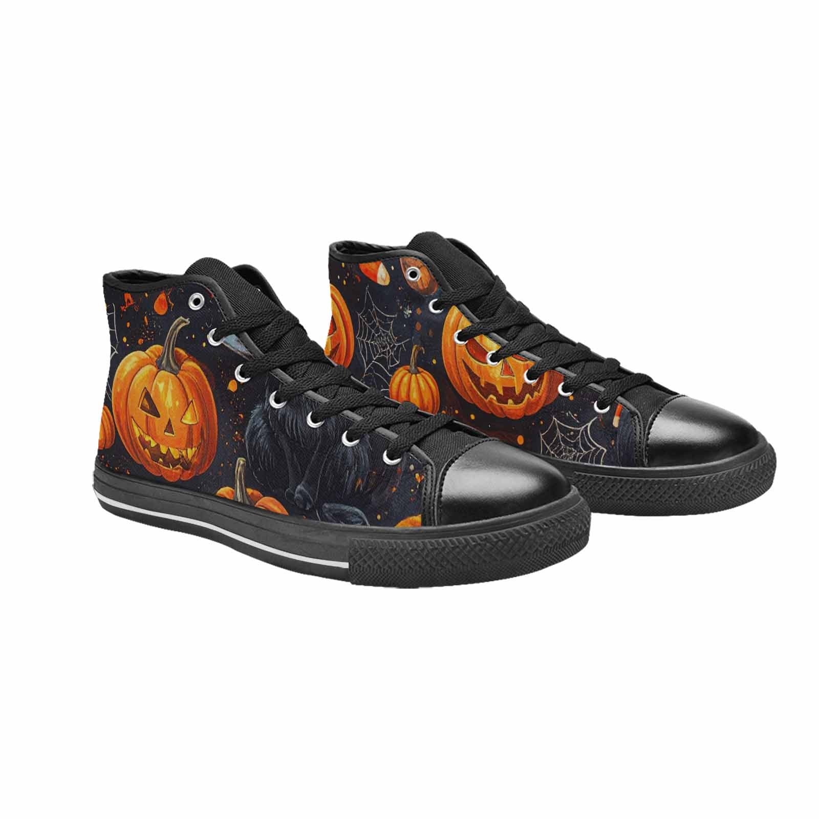 MEN'S Halloween High Top Canvas Dark Academia Sneakers