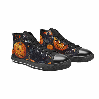 MEN'S Halloween High Top Canvas Dark Academia Sneakers