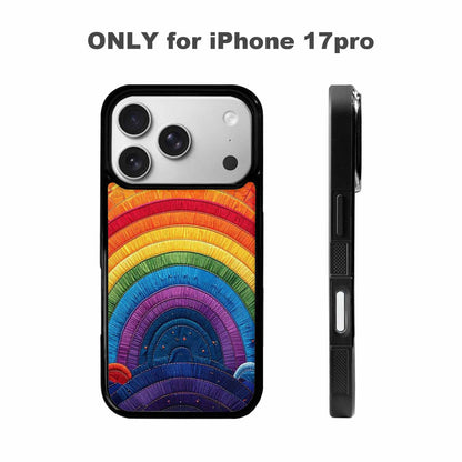 iPhone 17 Pro Case — Vivid Camo Rainbow Pride Camo, Custom Art Phone Cover