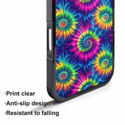 iPhone 17 Pro Max Case — Tie Dye Neon Acid Tie Dye, Original Design Phone Case