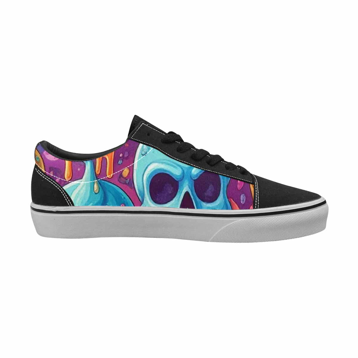 WOMEN'S Ice Cream Monsters  Lace-Up Canvas Dreamcore Custom Shoes