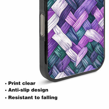 iPhone 15 Pro Max Case — Genderqueer Flag Color Theme Small Rainbow, Custom Phone Case