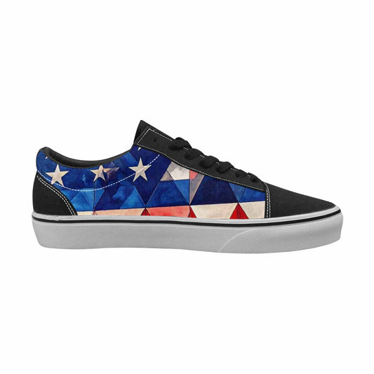 WOMEN'S American Flag Stars Canvas Lace-Up Cottagecore Shoes