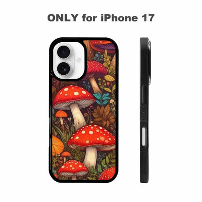iPhone 17 Case — Small Mushroom Pattern, Randomly Original Art, Custom Designed Case Cover
