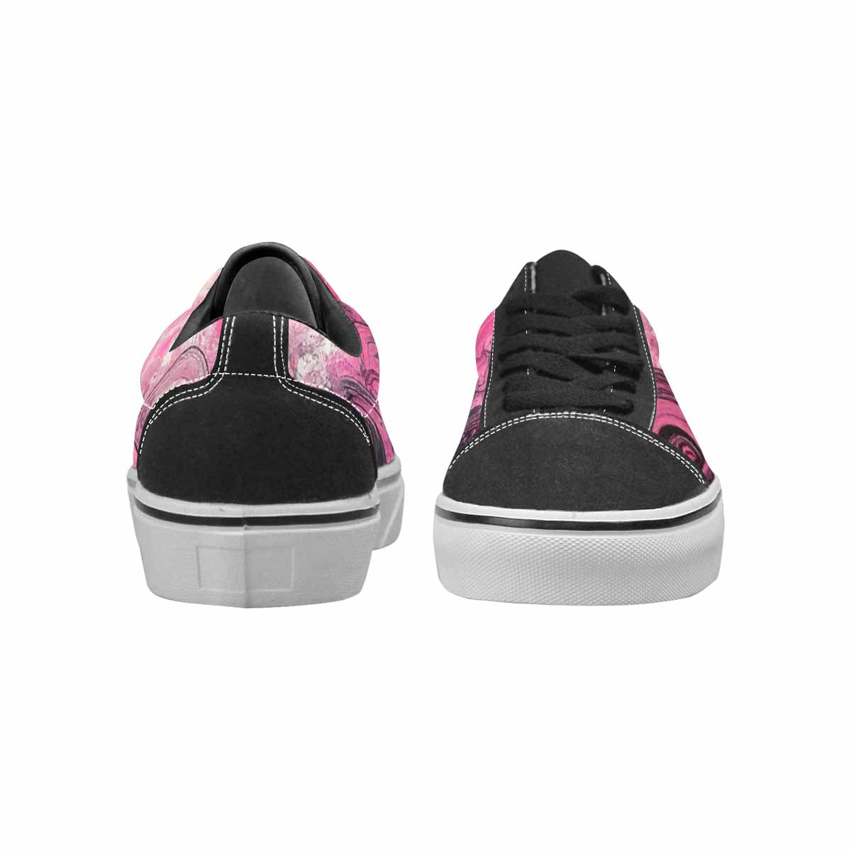 WOMEN'S Van Gogh Swirl Lace-Up Canvas Dark Academia Custom Sneakers