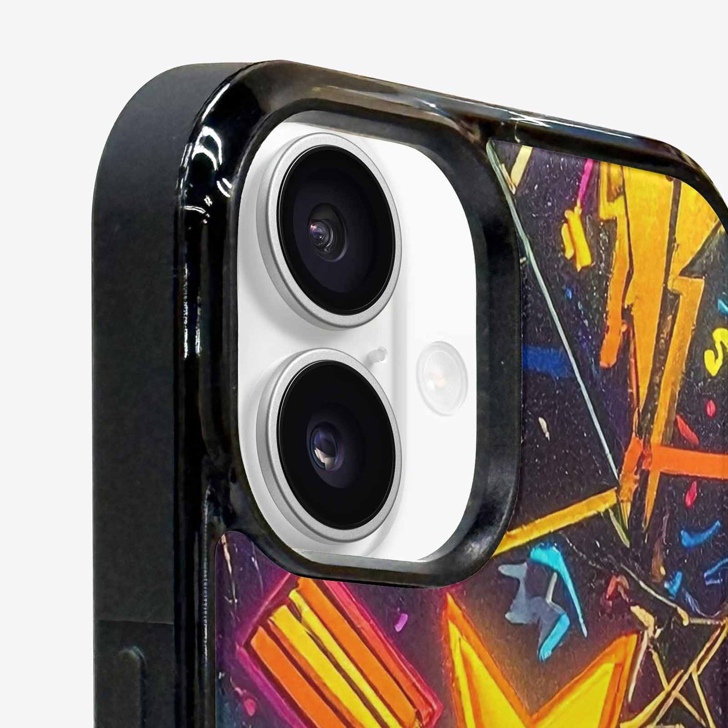 iPhone 16 Plus Case — 80s Retro Motif 80s Retro Motifs, Original Design Phone Case