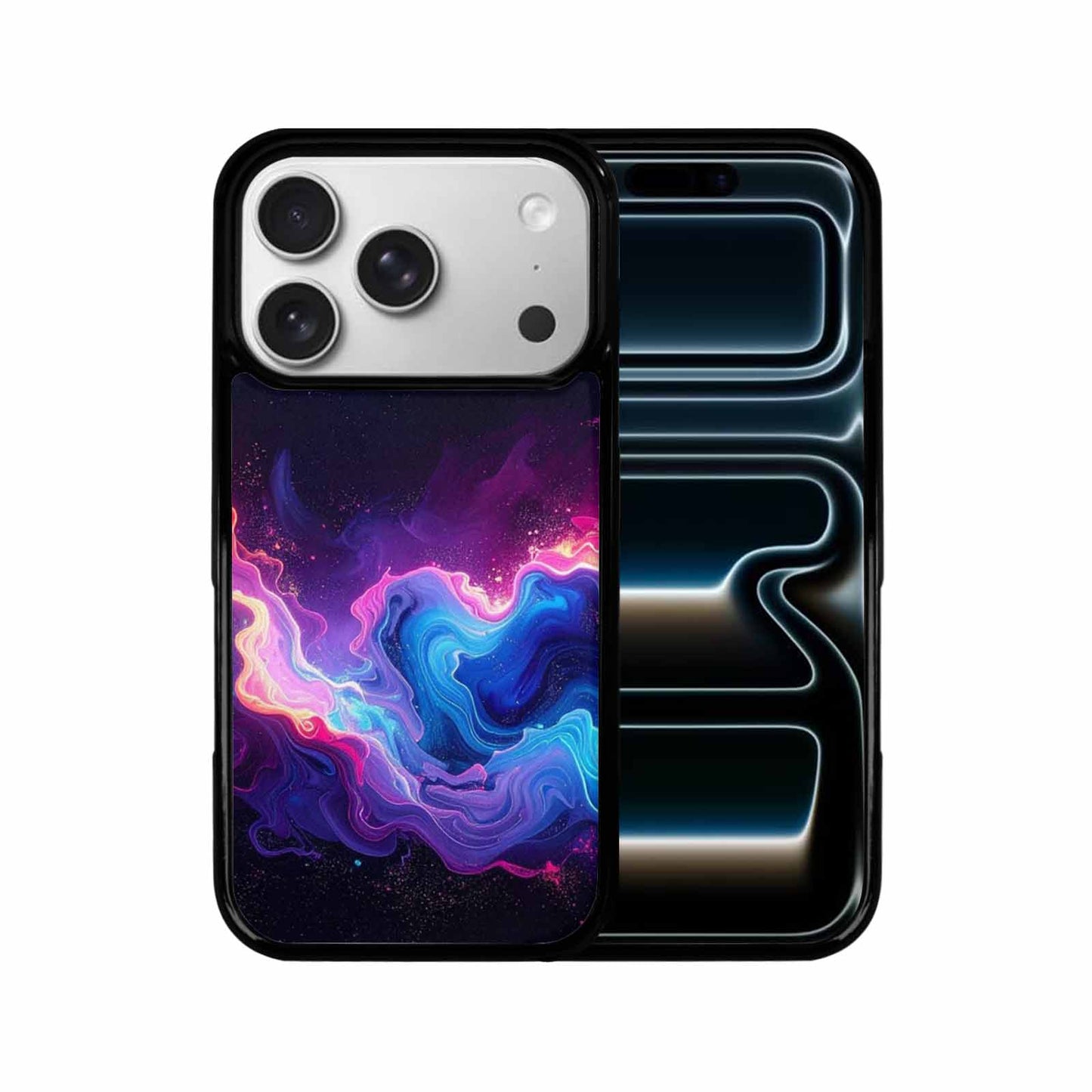 iPhone 17 Pro Case — Seamless Repeating Pattern Of Overlapping Galaxy, Custom Phone Case