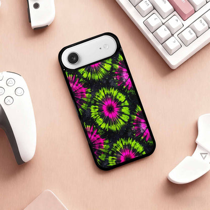 iPhone 17 Air Case — Acid Wash Tie Dye Neon Tie, Original Design Phone Case