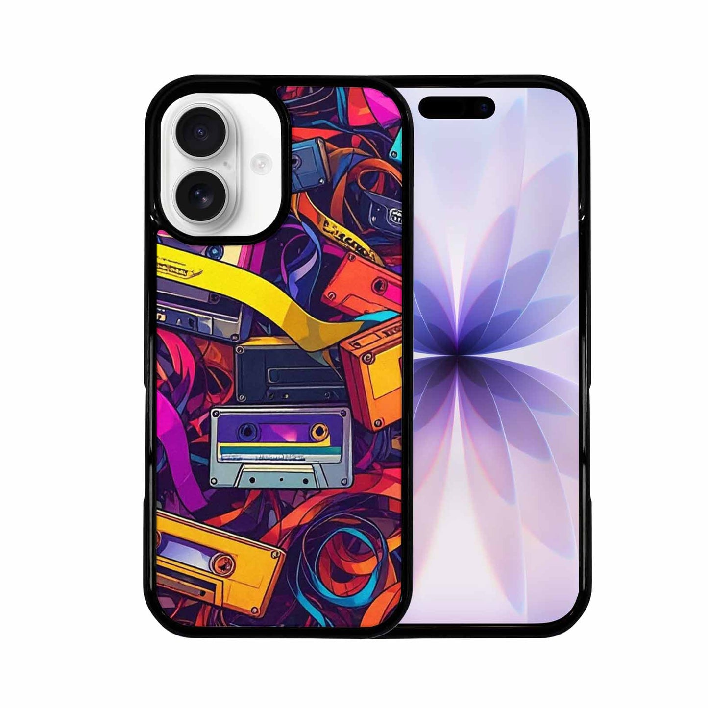 iPhone 17 Case — Retro Cassette Tape Pattern Retro Vintage, Original Design Phone Case