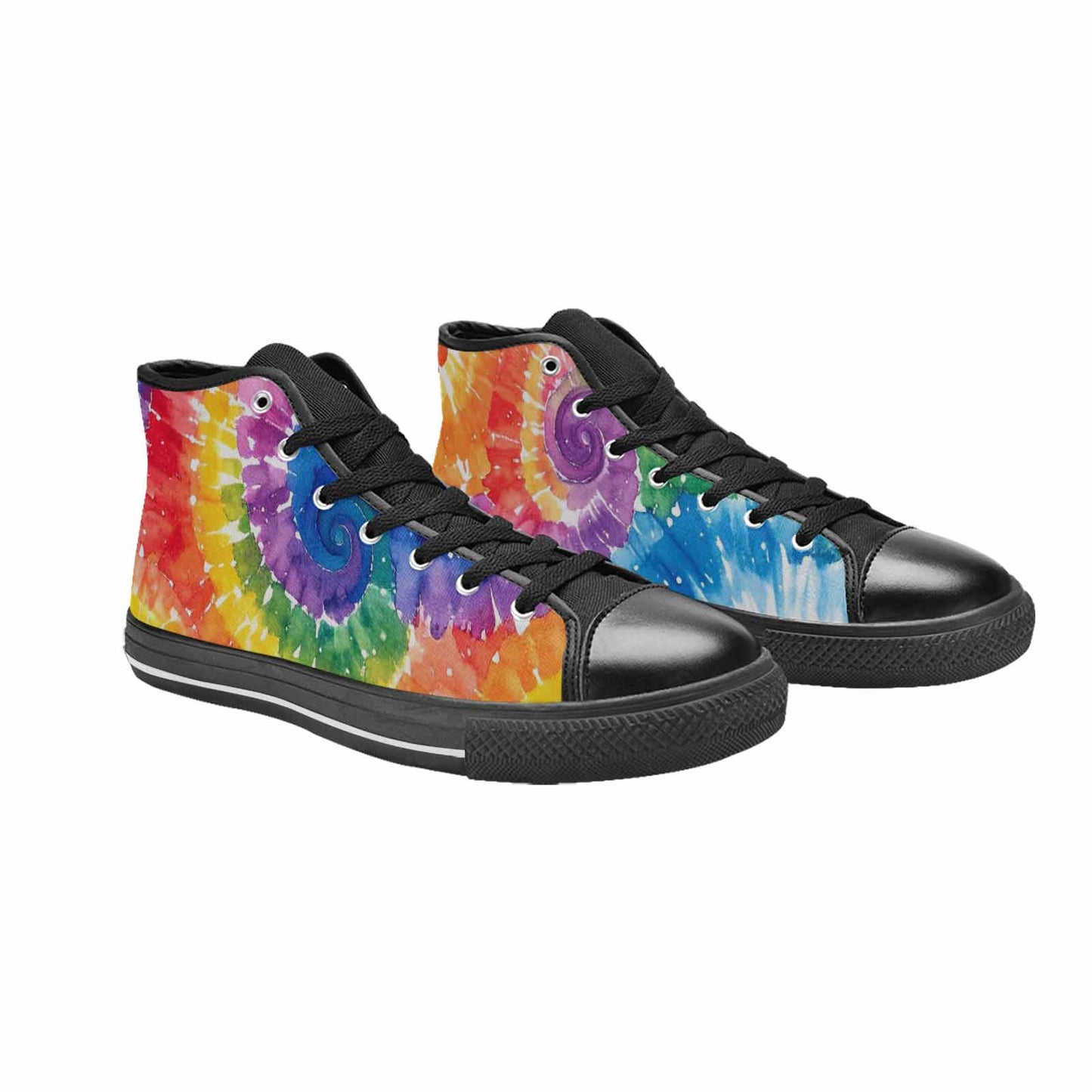 WOMEN'S Tie Dye - High Top Canvas Surreal Sneakers