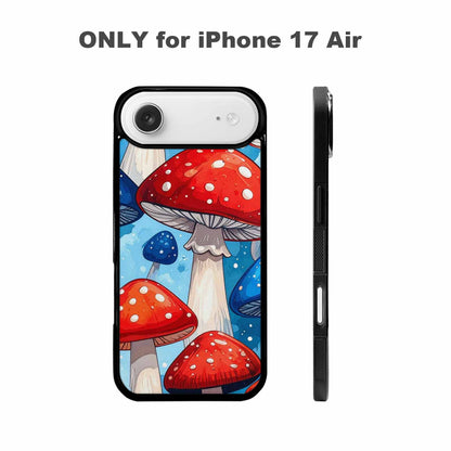 iPhone 17 Air Case — Vivid Winter Mushroom Seamless Cartoon Cute, Custom Print Case Cover