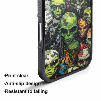 iPhone 17 Pro Max Case — Aliens Camo Aliens Alien Scifi, Custom Art Phone Cover