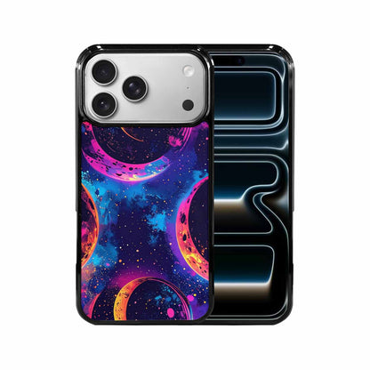iPhone 17 Pro Max Case — Neon Winter Moon Cartoon Cute, Original Design Phone Case