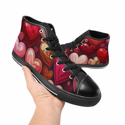 MEN'S No Words Or High Top Canvas Surreal Sneakers