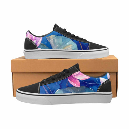 WOMEN'S Water Lilies Impressionist Canvas Lace-Up Surreal Sneakers