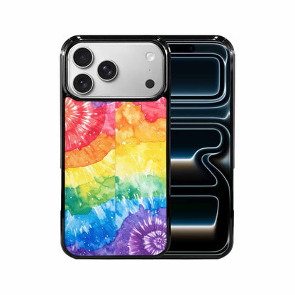 iPhone 17 Pro Max Case — Tie Dye Spiral Rainbow Tie Dye, Custom Made Phone Cover