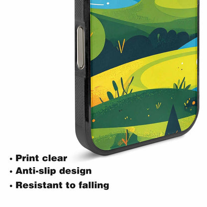 iPhone 16 Pro Case — Golf Cartoon Art Pattern, Customized Protective Case