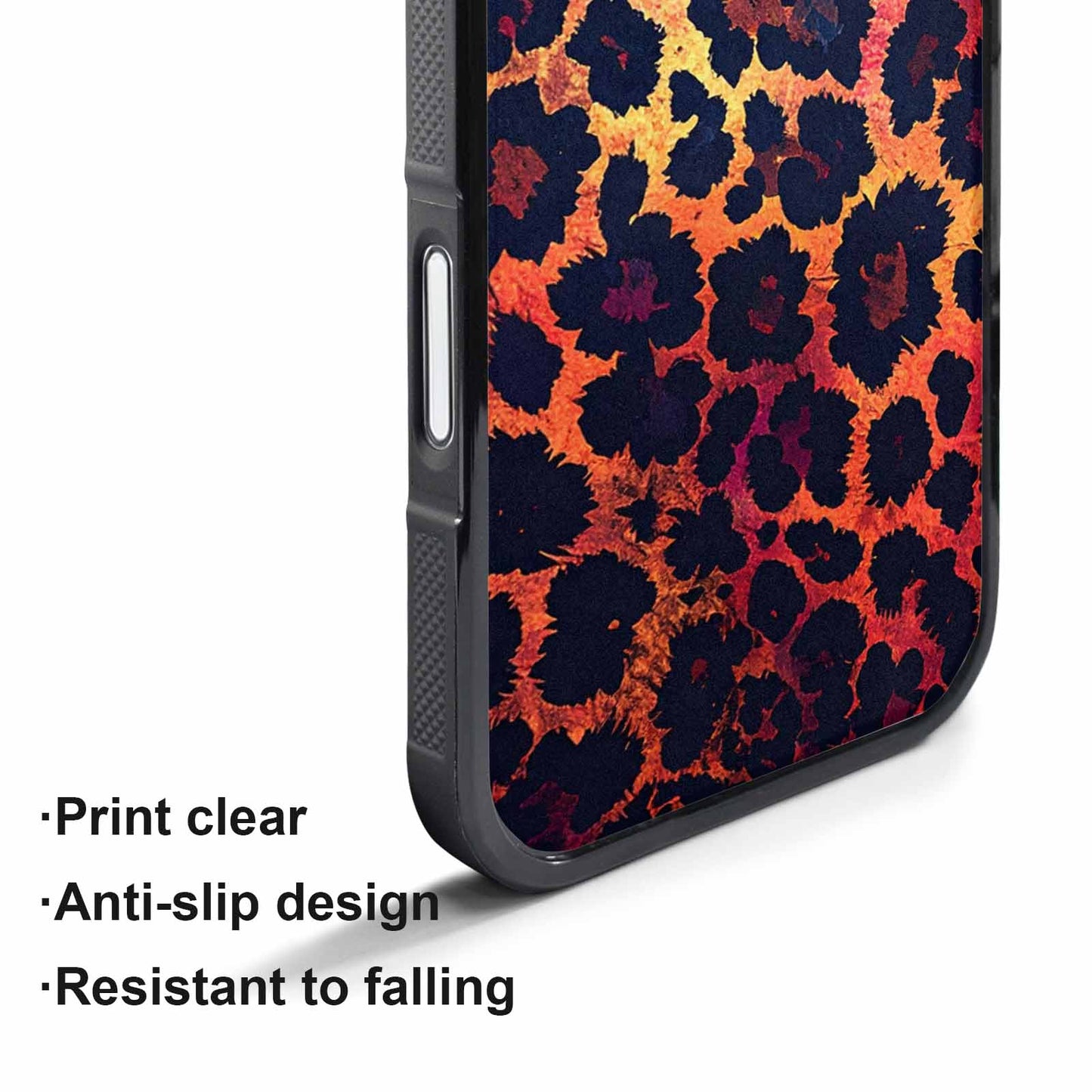iPhone 17 Air Case — Leopard Print Dark Seamless Pattern Animal, Custom Art Phone Cover