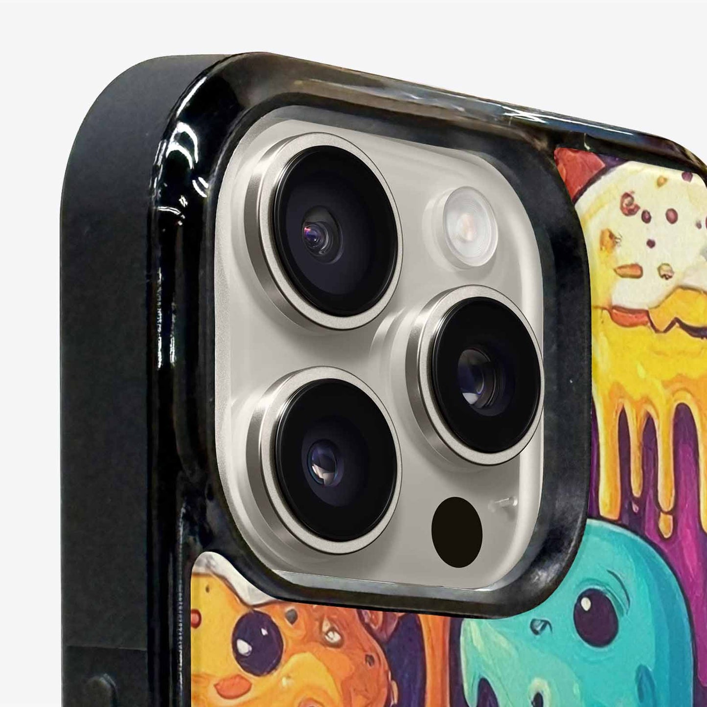 iPhone 16 Pro Case — Melting Ice Cream Monster Charac, Custom Phone Case