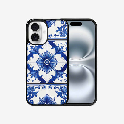 iPhone 16 Case — Talavera Tile Floral Custom, Custom Art Phone Cover
