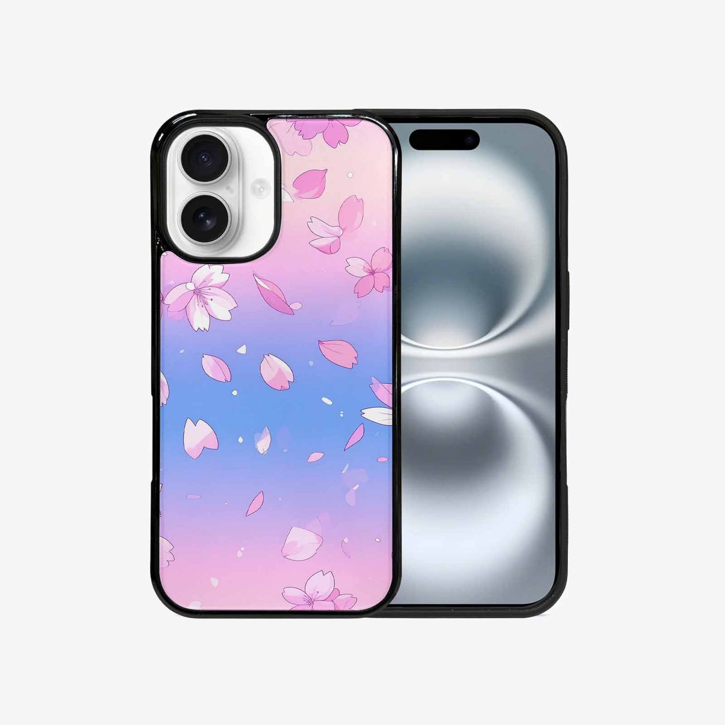 iPhone 16 Case — Anime Cherry Blossom Custom, Unique Phone Case Design