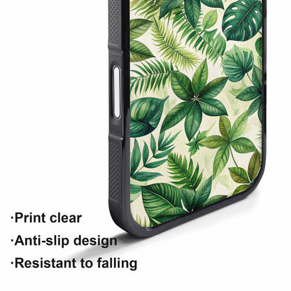 iPhone 17 Pro Max Case — Small Seven Point Palmate Floral, Custom Printed Phone Case