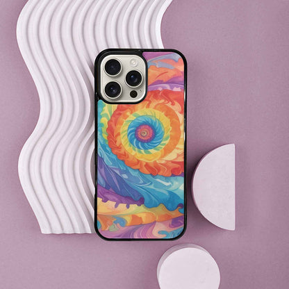 iPhone 16 Pro Max Case — Tie Dye Swirls Tie Dye Swirls, Customized Protective Case