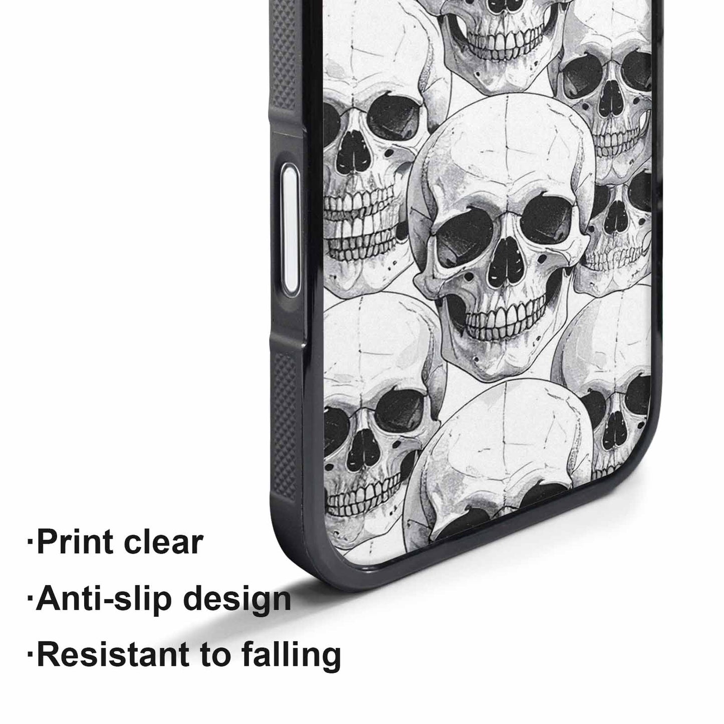 iPhone 17 Pro Max Case — Skull Dark Art Gothic Print Gothic, Custom Art Phone Cover