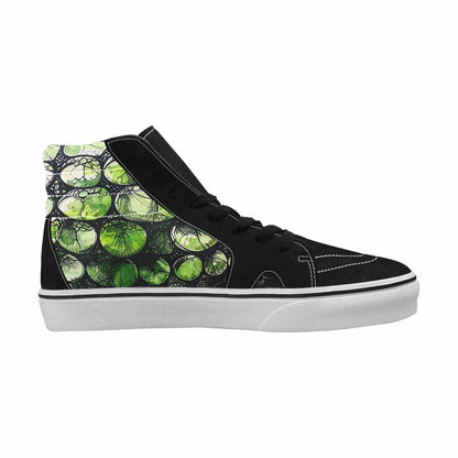 MEN'S Reptile Scale High Top Canvas Dreamcore Custom Shoes