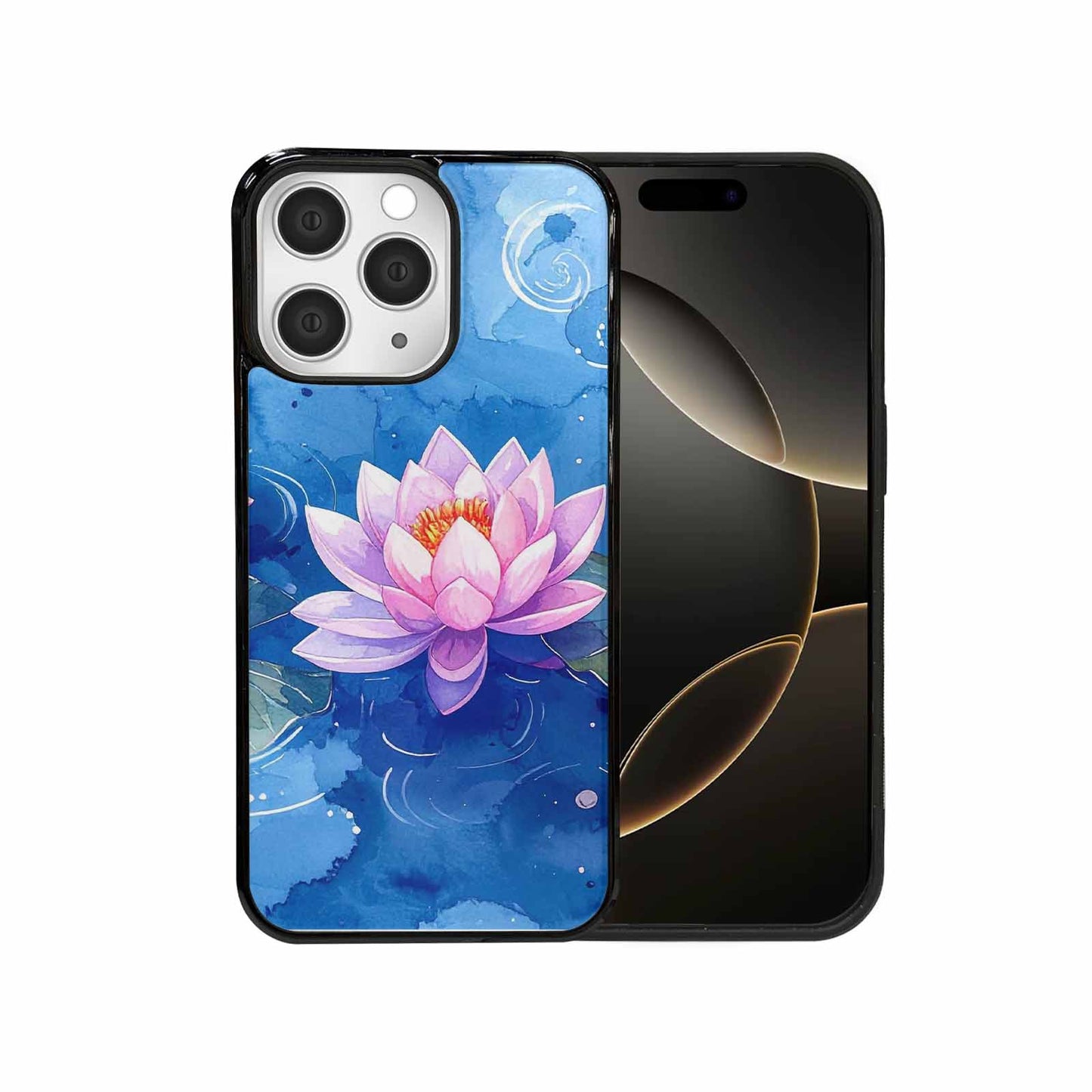 iPhone 15 Pro Max Case — Monet Water Lilies Painting Pattern, Original Design Phone Case