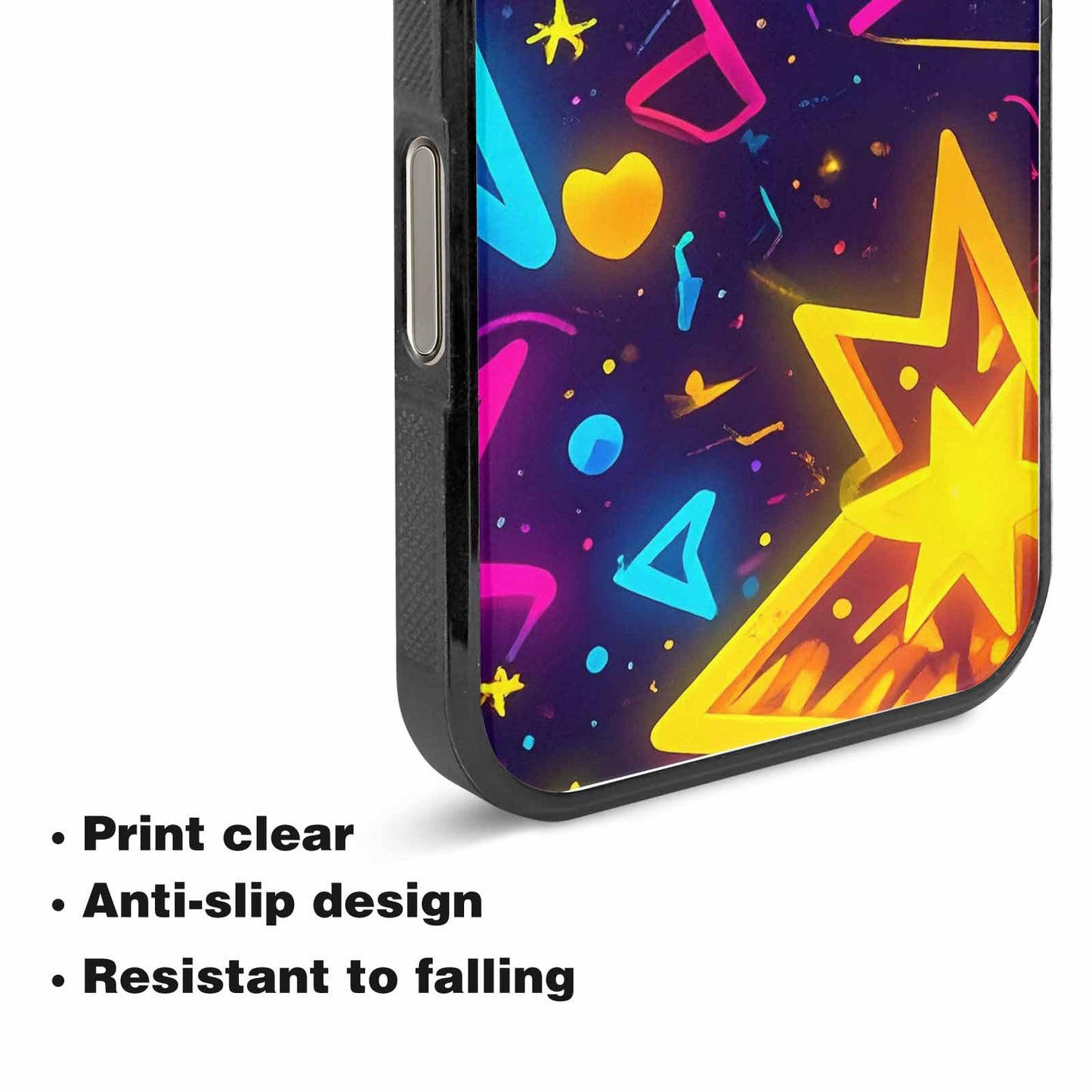 iPhone 15 Pro Max Case — 80s Retro Motif 80s Retro Motifs, Personalized Phone Case