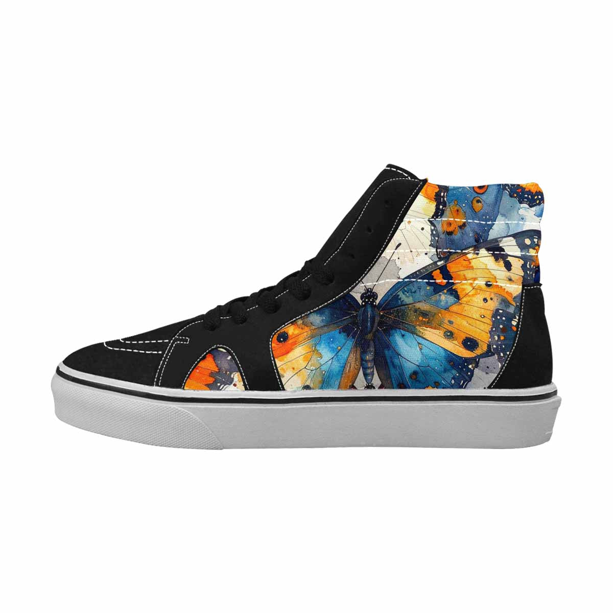 MEN'S Butterfly Wing High Top Canvas Dreamcore Custom Shoes