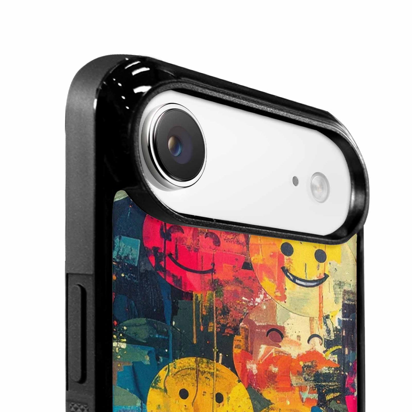 iPhone 17 Air Case — Smiley Faces Camosmiley Faces Th8 Camo, Unique Phone Case Design