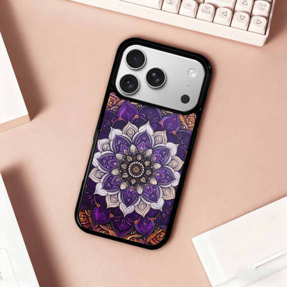 iPhone 17 Pro Case — Small Mandala Pattern Randomly Varying Floral, Personalized Phone Case