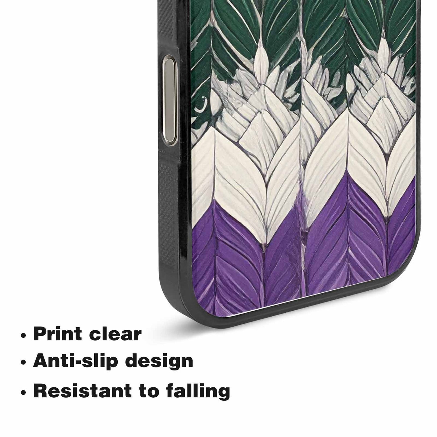 iPhone 15 Pro Max Case — Genderqueer Flag Color Theme Small Rainbow, Custom Art Phone Cover