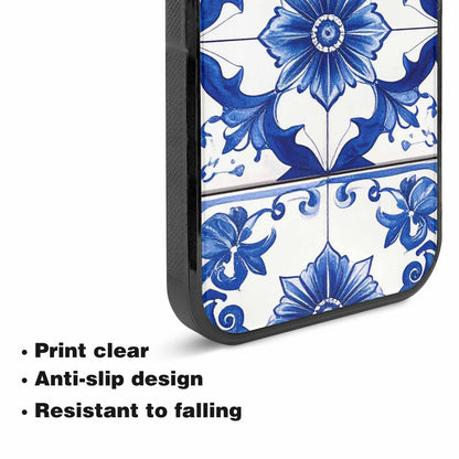 iPhone 15 Case — Talavera Tile Floral Custom, Custom Art Phone Cover