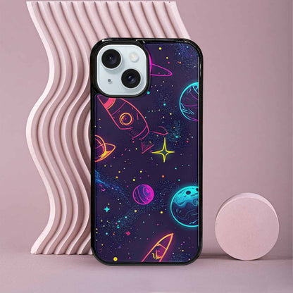 iPhone 15 Case — Space Galaxy Astronaut, Custom Art Phone Cover