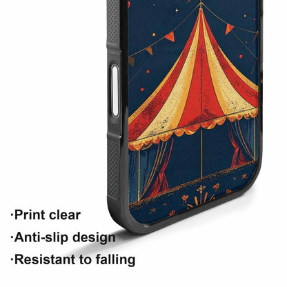 iPhone 17 Case — Vintage Circus Art Pattern Retro Vintage, Custom Phone Case