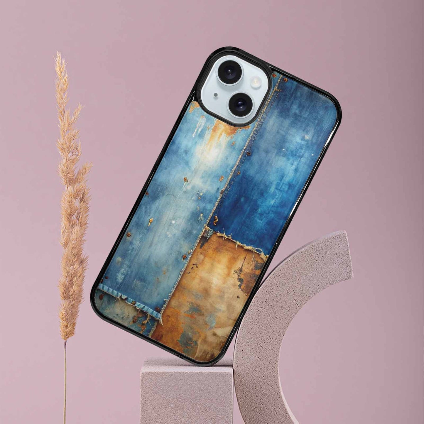iPhone 15 Plus Case — Curve The Ripping Demin Tectures For, Custom Art Phone Cover