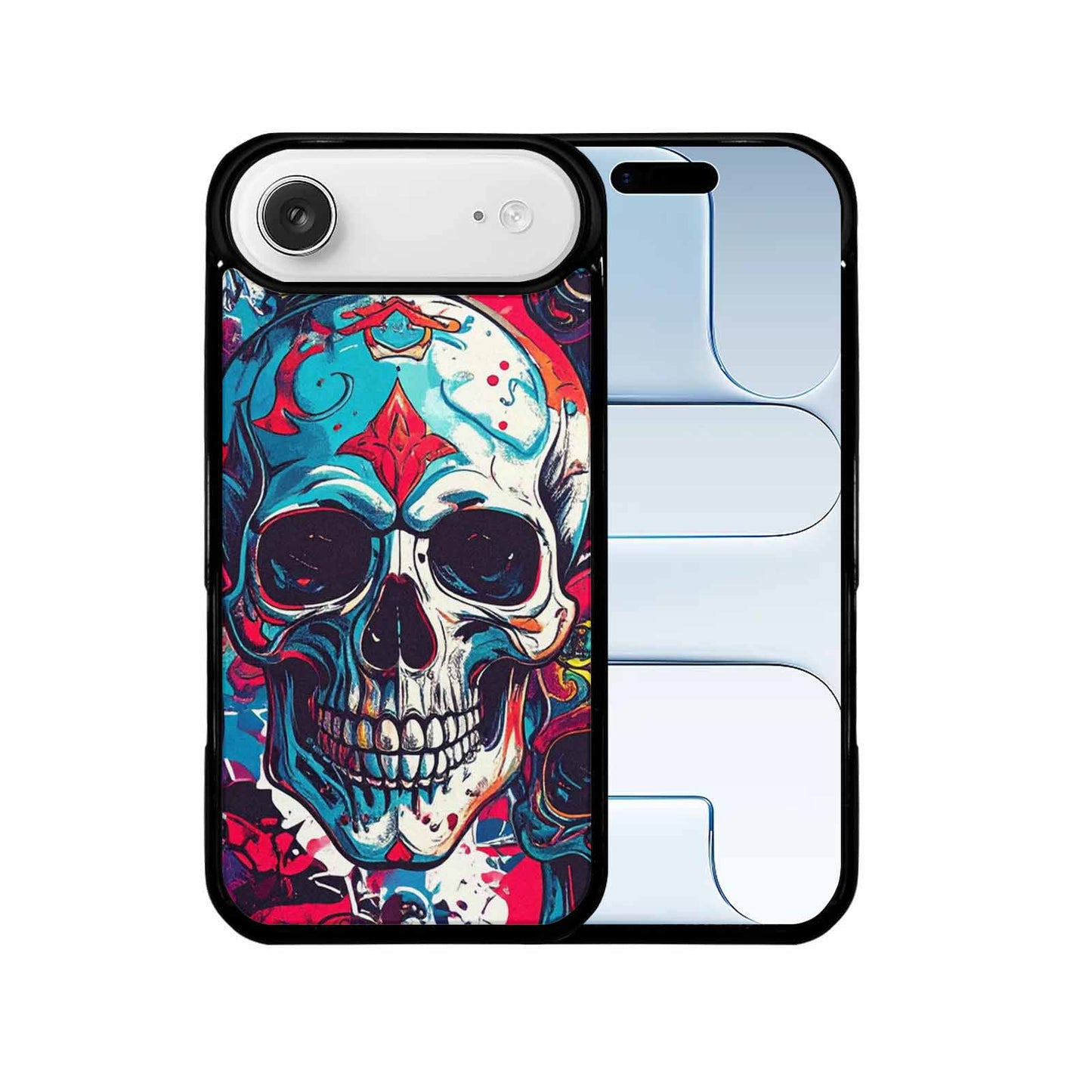 iPhone 17 Air Case — Graffiti Skull Art Seamless Pattern Gothic, Custom Printed Phone Case
