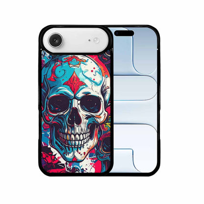 iPhone 17 Air Case — Graffiti Skull Art Seamless Pattern Gothic, Custom Printed Phone Case