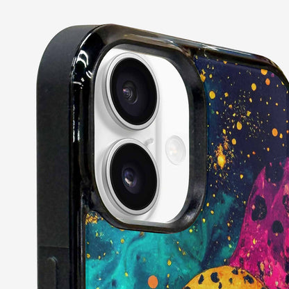 iPhone 16 Plus Case — Leopard Print Galaxy, Custom Print Case Cover