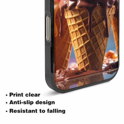 iPhone 16 Pro Max Case — Extreme Close Up Shot Only Drippig, Custom Made Phone Cover