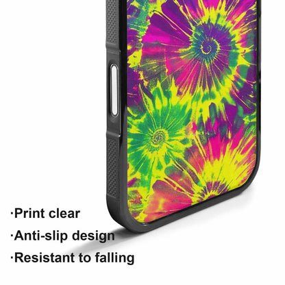 iPhone 17 Case — Tie Dye Neon Acid Tie Dye, Customized Protective Case