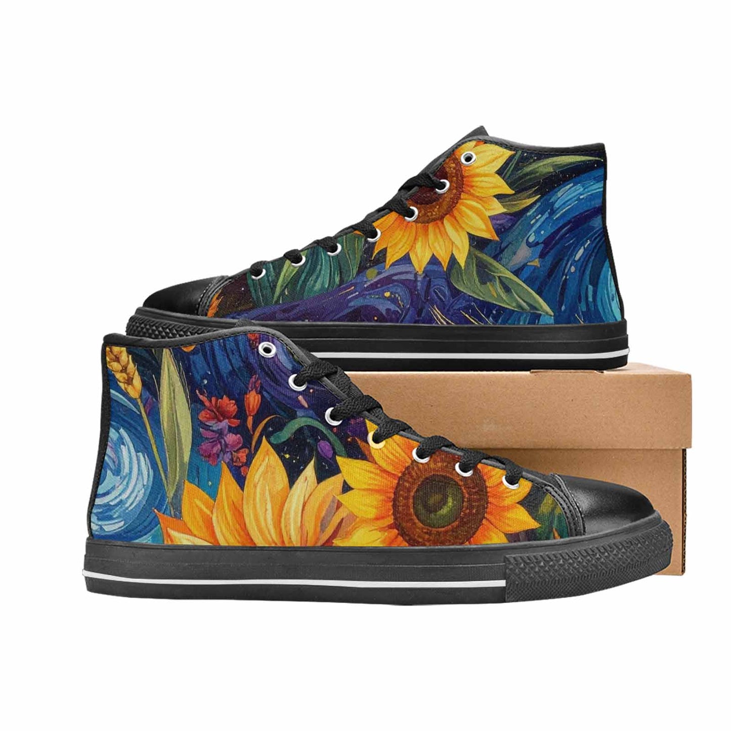 MEN'S Blend All Versions High Top Canvas Dark Academia Sneakers