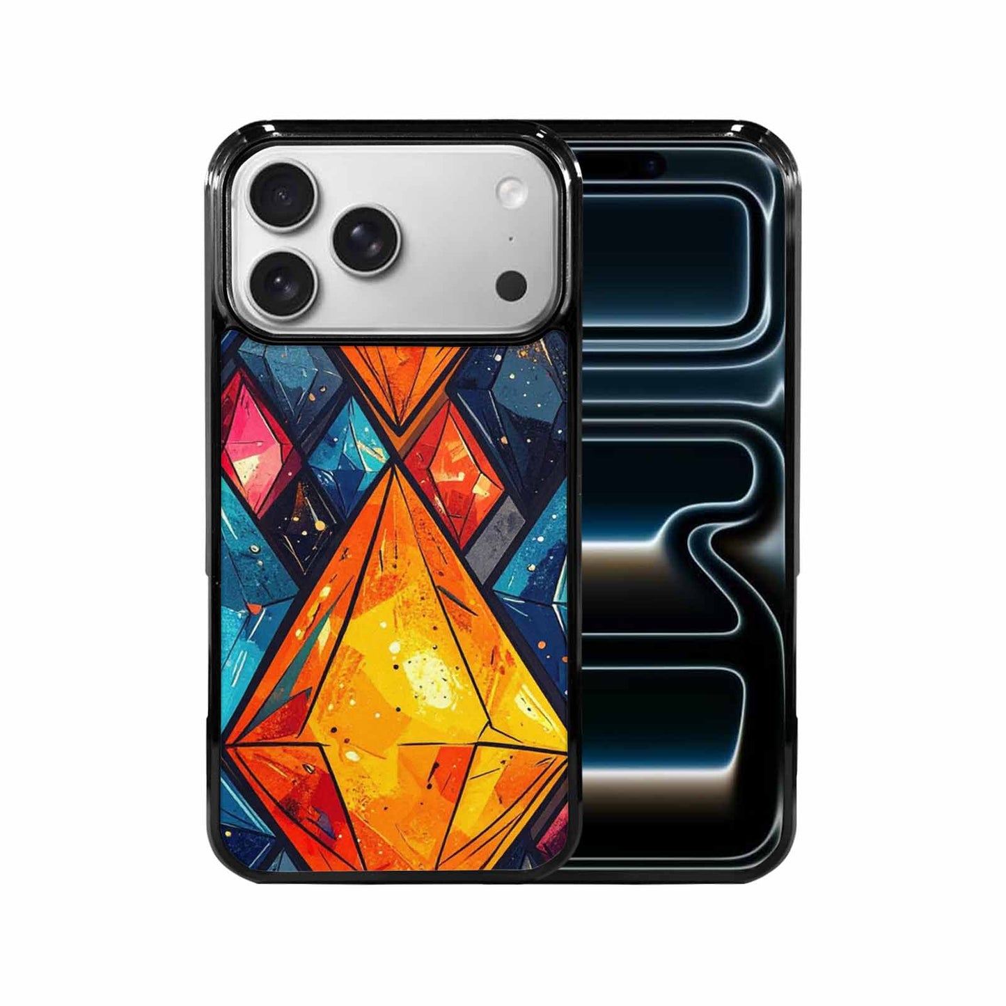 iPhone 17 Pro Max Case — Vintage Summer Diamond Retro Vintage, Custom Printed Phone Case