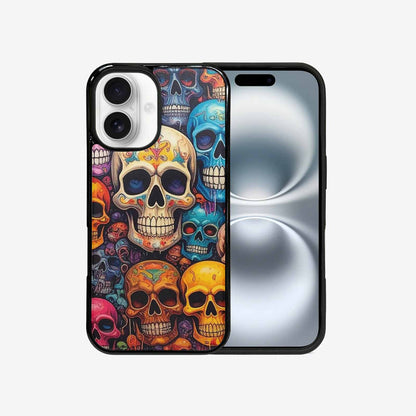 iPhone 16 Case — Skulls General Skulls Pattern, Unique Phone Case Design