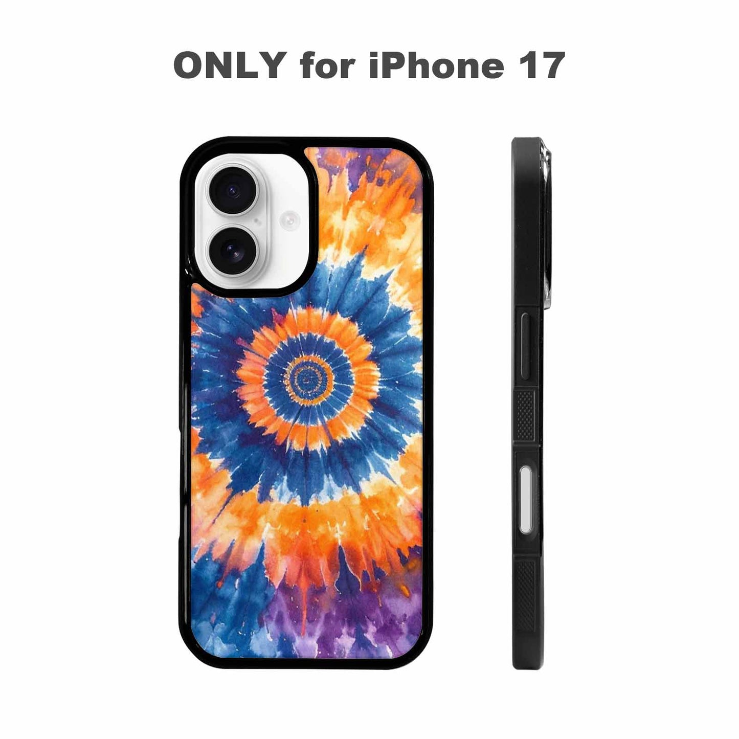 iPhone 17 Case — Seamless Tileable Pattern Of Tie Dye, Custom Art Phone Cover