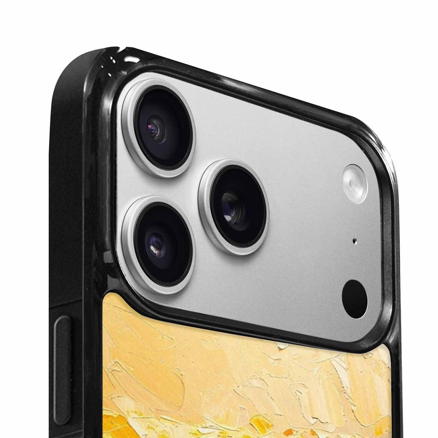 iPhone 17 Pro Max Case — Impressionist Sunflower Brushstroke Pattern Floral, Unique Phone Case Design